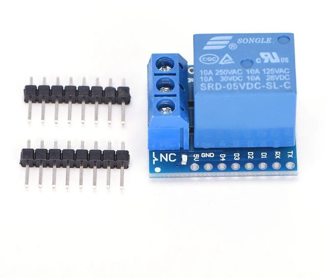 Alt view image 3 of 7 - 3pcs D1 Mini 5V Relay Shield Module - 1 Channel