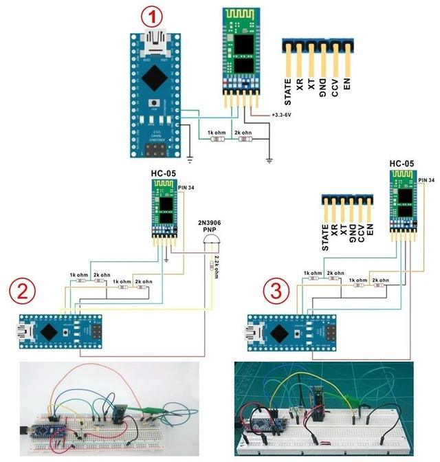 Alt view image 4 of 5 - HC-05 Wireless Bluetooth RF Transceiver Master Slave Integrated Bluetooth Module