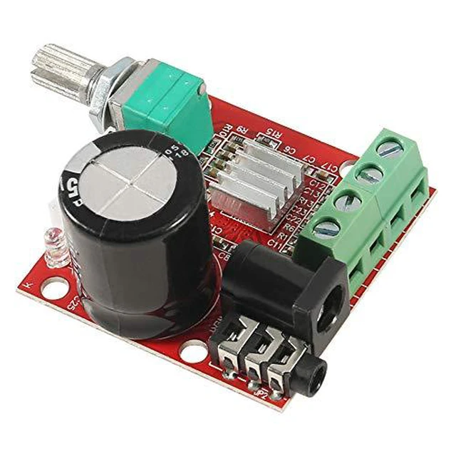 Alt view image 5 of 7 - PAM8610 Mini Stereo AMP Audio Amplify Board Digital Portable Ampli Module 10W+10