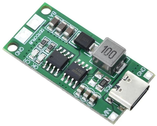 Alt view image 2 of 6 - 2pcs Multi-Cell 2S 3S 4S USB-C to 8.4V 12.6V 16.8V (2S 1A) Step-Up Boost LiPo Po