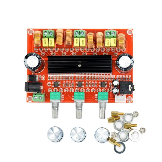 Alt view image 2 of 5 - TPA3116D2 2 x 50W 2.1 Channel Digital Audio Power 100W Amplifier AMP Subwoofer