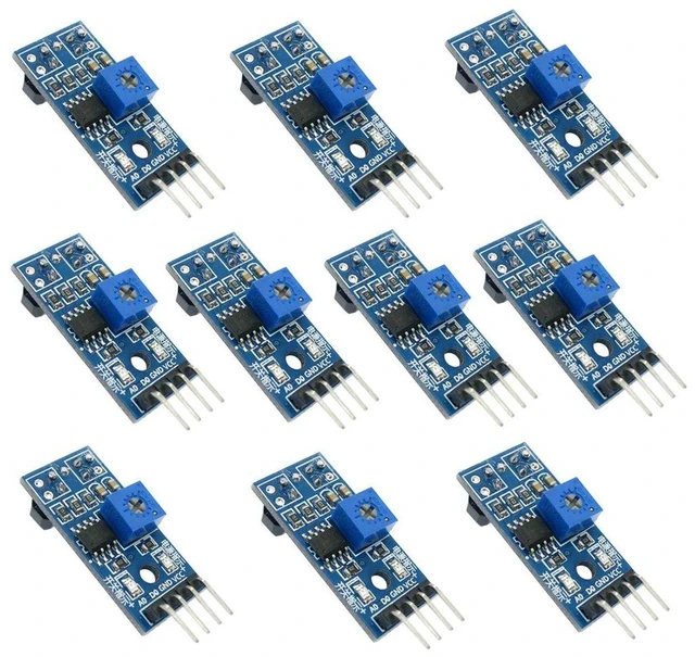 Main image of 10pcs TCRT5000 Infrared Reflective Sensor IR Photoelectric Switch Barrier Line O