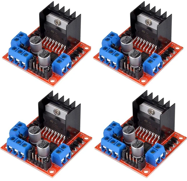 Main image of 4pcs L298N Motor Driver Controller Board Module Stepper Motor DC Dual H-Bridge f
