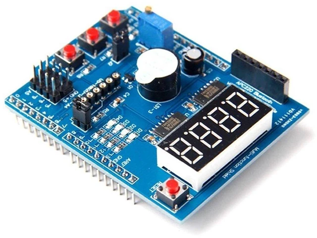 Alt view image 2 of 5 - Multi-Function Shield ProtoShield Multi-Functional Expansion Board Sensor Shield