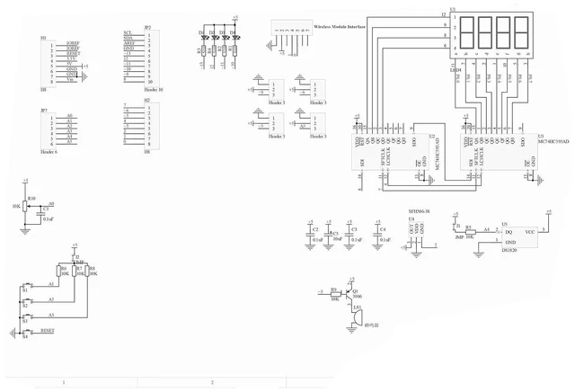 Alt view image 4 of 5 - Multi-Function Shield ProtoShield Multi-Functional Expansion Board Sensor Shield