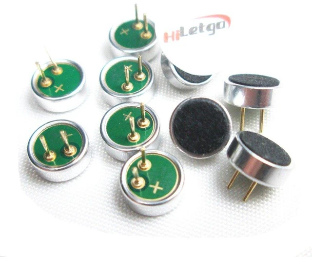 Main image of 10pcs Electret Condenser Microphone 52dB MP3 Microphone Accessories 6x2.2mm