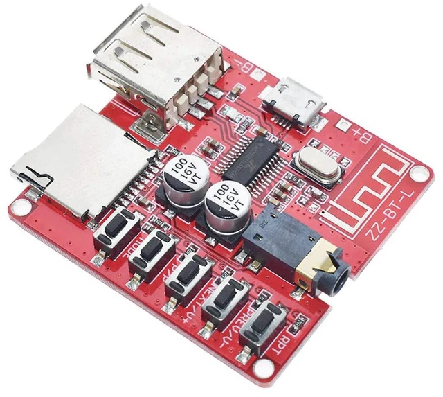 Alt view image 2 of 6 - 2pcs MP3 Bluetooth Decoder Board Lossless Car Speaker Audio Amplifier Board Modi