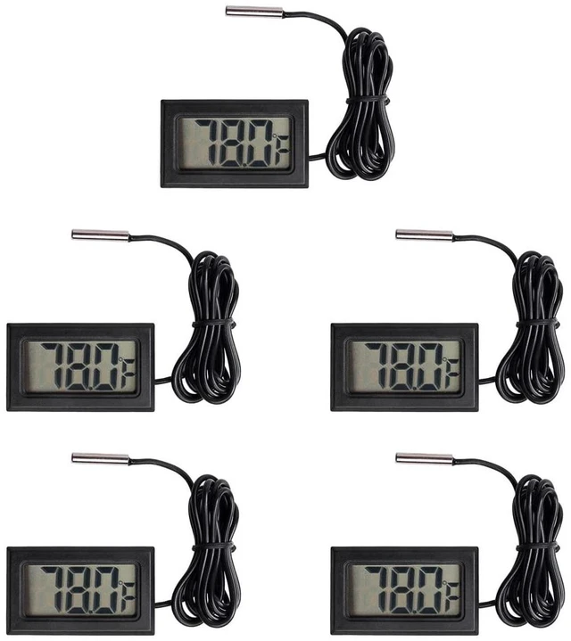 Main image of 5pcs Digital LCD Thermometer Temperature Digital LCD Fridge Thermometer Water Te
