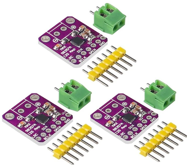 Main image of 3pcs MAX98357 I2S 3W Audio Amplifier Board DAC Decoder Breakout Module Class D F