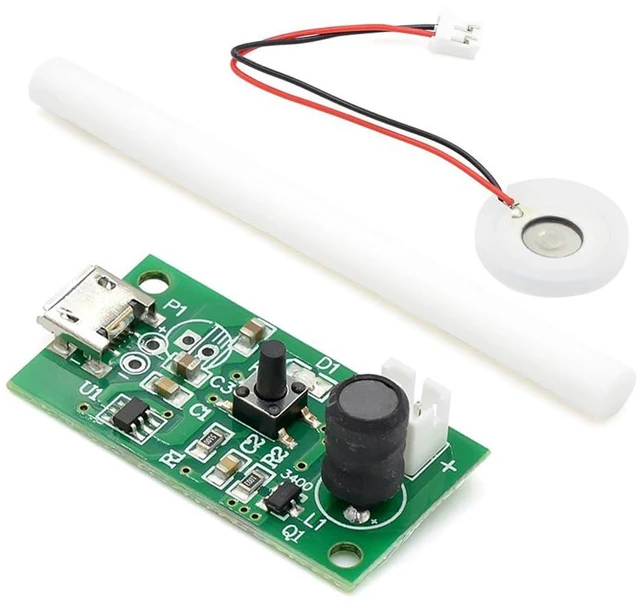 Alt view image 2 of 5 - Mini Air Humidifier DIY Kit USB Mist Maker Moisture Spray Fogger Atomizer Mini O