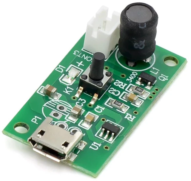 Alt view image 4 of 5 - Mini Air Humidifier DIY Kit USB Mist Maker Moisture Spray Fogger Atomizer Mini O
