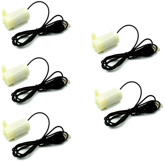 Main image of 5pcs DC3-6V Low Noise Brushless Motor Pump Mini Micro Submersible Water Pump Hor