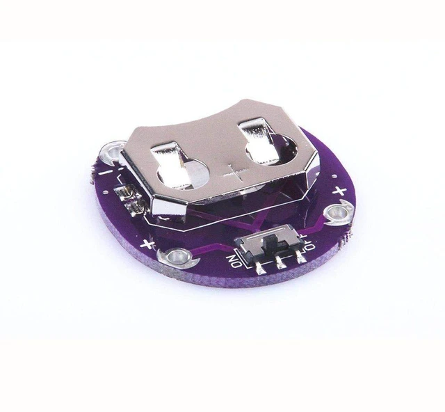 Alt view image 3 of 5 - 5PCS Lilypad Coin Cell Battery Holder CR2032 Battery Holder Case Module