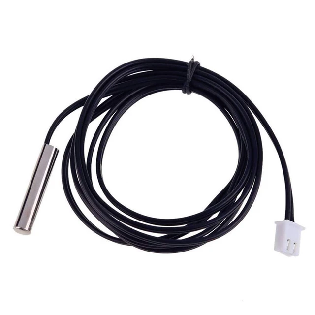 Alt view image 2 of 4 - 5pcs NTC Temperature Sensor 100K 1% NTC B3950 Waterproof Probe Thermistor Accura