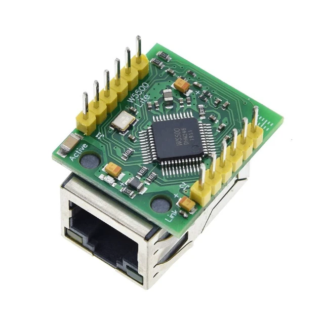 Alt view image 2 of 6 - W5500 SPI to LAN Ethernet Network Module TCP IP STM32 Interface 3.3V 5V for Ardu