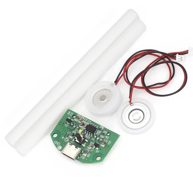 Alt view image 2 of 7 - Air Humidifier DIY Kit Double Nozzle USB-C Type-C USB Moisture Spray Mist Maker