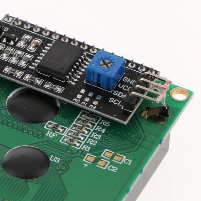 Alt view image 3 of 5 - 2004 20X4 LCD Display Screen Serial with I2C Adapter - Yellow Green Color LCD fo