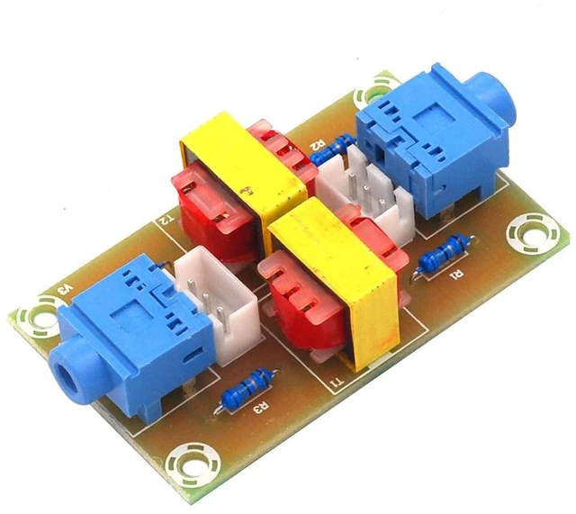 Alt view image 2 of 5 - 2pcs XH-M372 Stereo Audio Isolator Vehicle Common Ground Interference Eliminatio