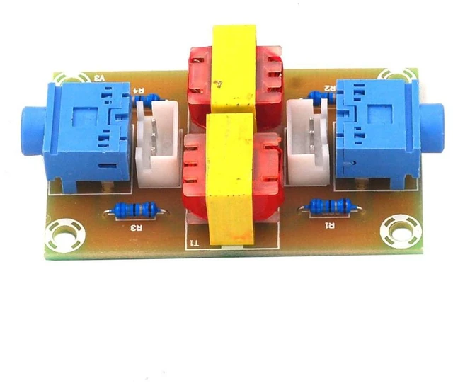 Alt view image 3 of 5 - 2pcs XH-M372 Stereo Audio Isolator Vehicle Common Ground Interference Eliminatio