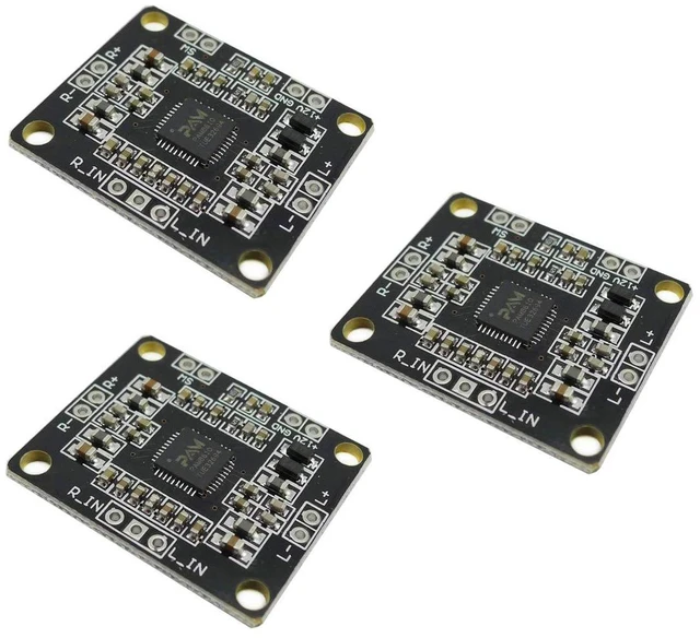 Main image of 3pcs PAM8610 2 * 15W Digital Dual Channel Stereo Audio Amplifier Board AMP Class