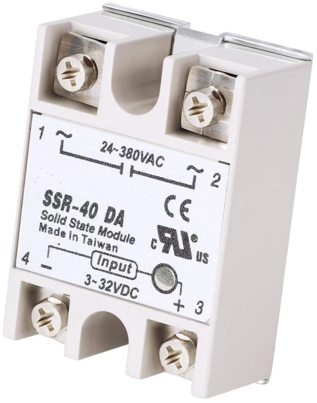 Alt view image 3 of 6 - 2pcs SSR-40DA Solid State Relay Single Phase Semi-Conductor Relay Input 3-32V DC