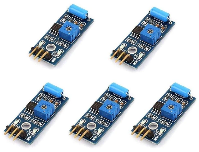 Main image of 5pcs SW-420 Vibration Sensor Module Vibration Switch Alarm Sensor Module for Ard