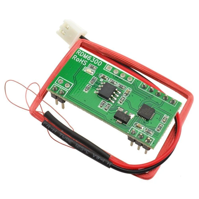 Alt view image 2 of 6 - RDM6300 125 KHZ EM4100 RFID Card Read Module UART Serial Output for Arduino