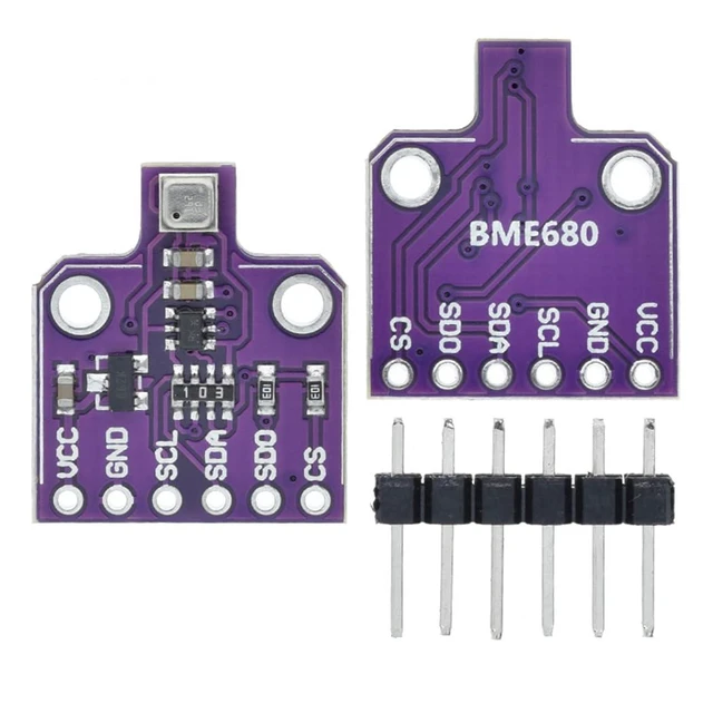 Alt view image 2 of 7 - BME680 Digital Temperature Humidity Sensor Module(Temperature/Humidity/Pressure/