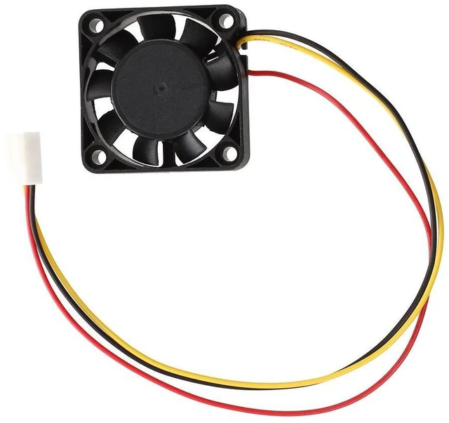 Alt view image 4 of 6 - 4pcs DC 12V 4010 Fan 3Pin Computer CPU Cooler Mini Cooling Fan 40x40x10mm Small