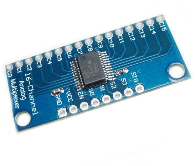 Main image of CD74HC4067 CMOS 16 Channel 16 CH Digital Analog Multiplexer Breakout Module for