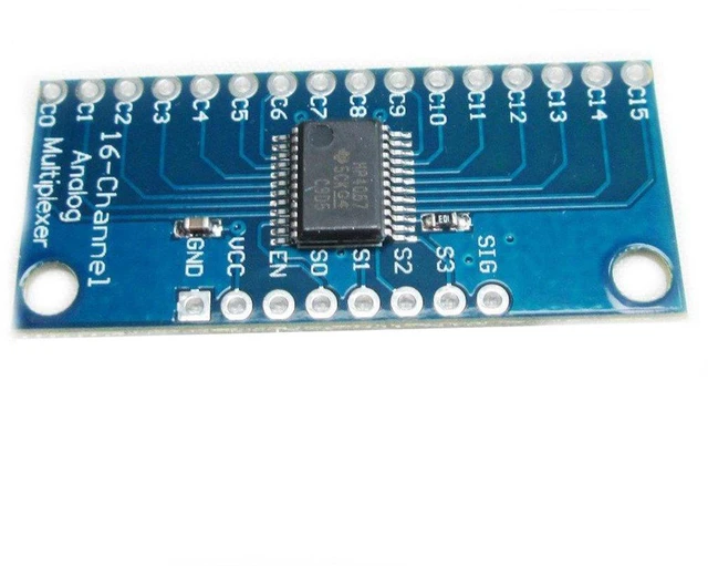 Alt view image 2 of 5 - CD74HC4067 CMOS 16 Channel 16 CH Digital Analog Multiplexer Breakout Module for