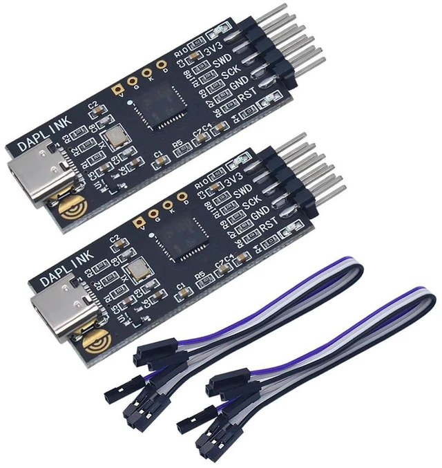 Main image of 2pcs DAPLINK Simulation Download Burner Support Most Cortex-M Chips SWD Virtual