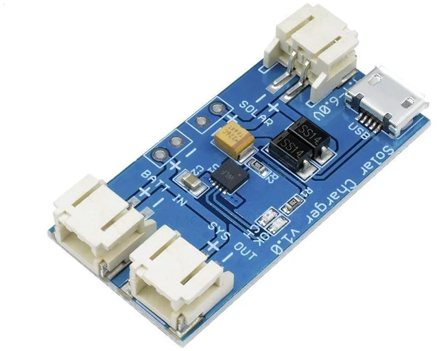 Alt view image 5 of 7 - 2pcs CN3065 Mini Solar Lipo Charger Board Lithium Battery Charge Chip Micro USB
