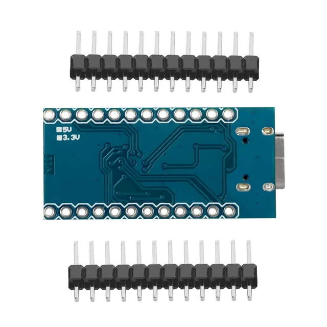 Alt view image 4 of 5 - 3pcs Pro Micro ATmega32U4 5V/16MHz Type-C Module with Pin Headers Compitable wit