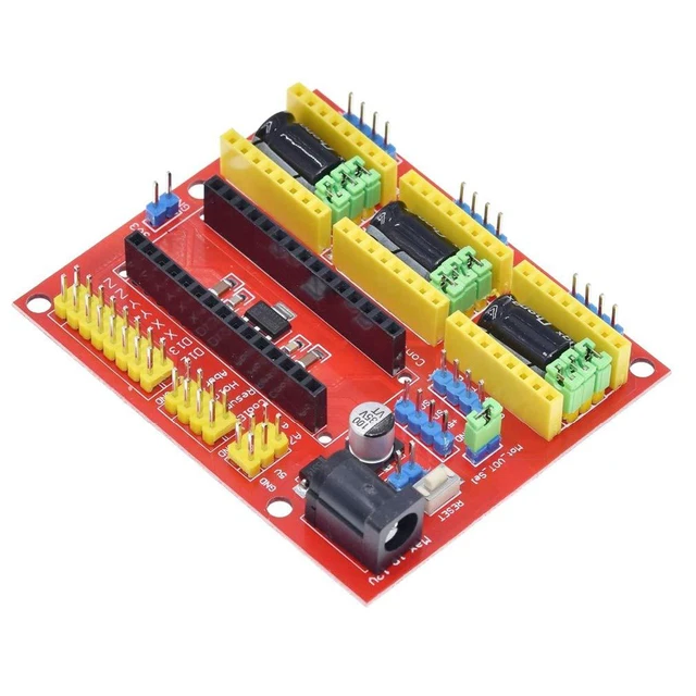 Alt view image 2 of 6 - 2pcs 3D Printer Stepper Motor Driver CNC Shield V4 Engraving Machine Expansion B