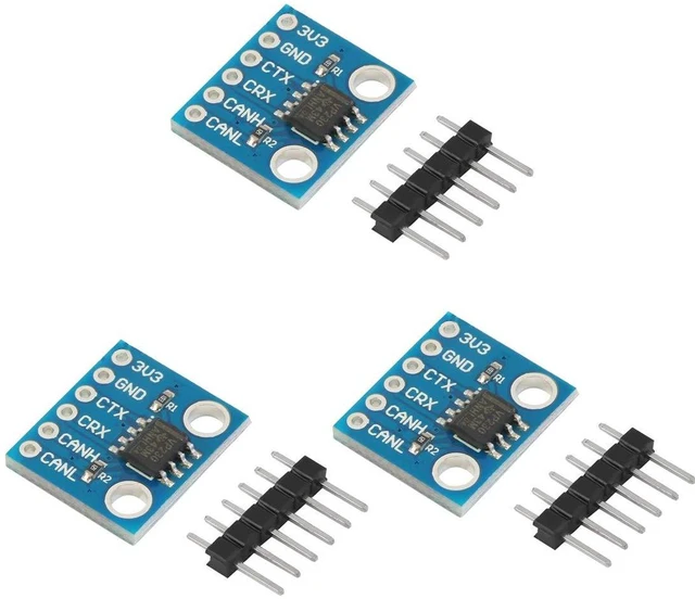 Main image of 3pcs SN65HVD230 CAN Bus Transceiver Communication Thermal Protection Slope Contr