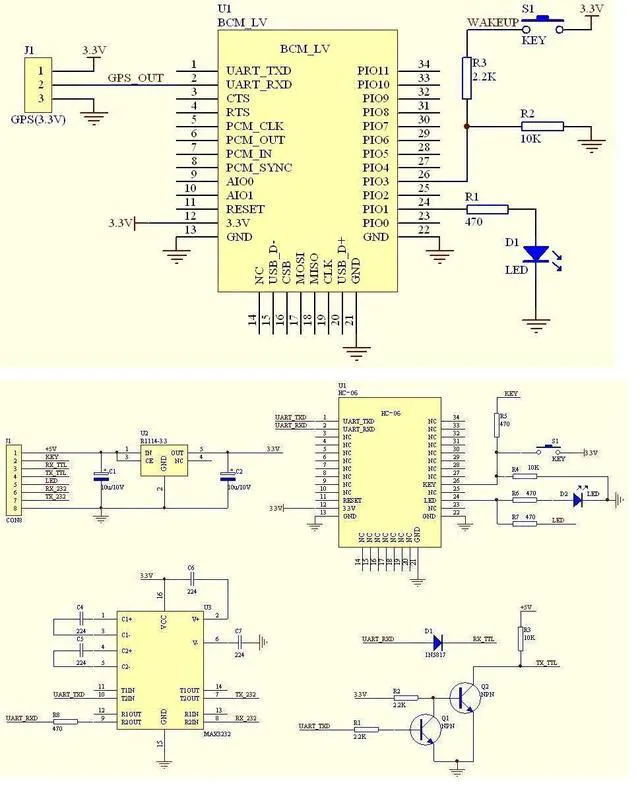 Alt view image 5 of 7 - HC-06 RS232 4 Pin Wireless Bluetooth Serial RF Transceiver Module Bi-Directional