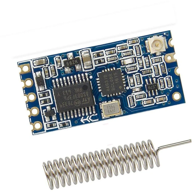 Alt view image 2 of 5 - HC-12 433Mhz SI4438 Wireless Serial Port Module 1000M Replace Bluetooth with Ant