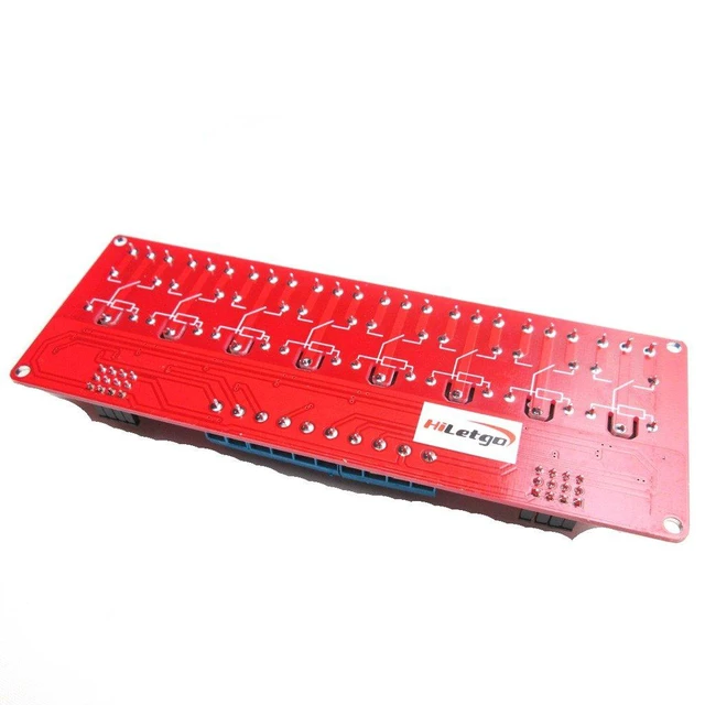 Alt view image 2 of 6 - 12V 8 Channel Relay Module with OPTO-Isolated High and Low Level Trigger 8 Ways