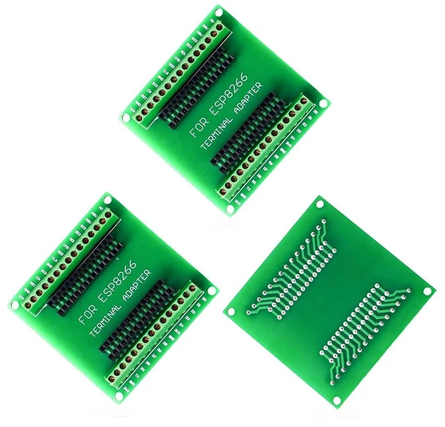 Main image of 3pcs NodeMCU GPIO Board ESP8266 NodeMCU Pin Out IO Out 1 into 2 for ESP8266 ESP-