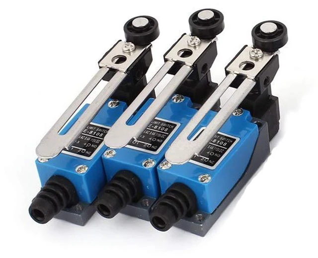 Main image of 3pcs ME-8108 Momentary Limit Switch Roller Lever CNC Mill Laser Plasma