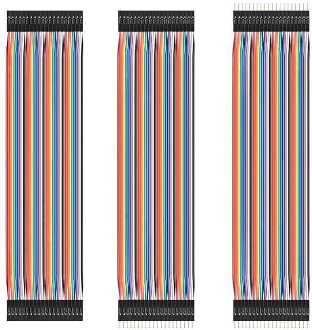 Main image of 120pcs/3x40pcs Breadboard Jumper Wires Prototype Board Connect Leads with Male F