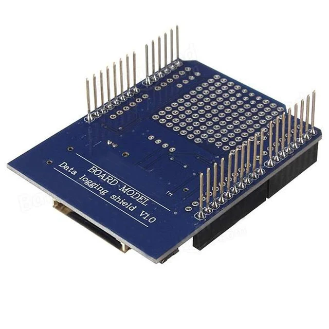 Alt view image 3 of 4 - Data Logger Module Logging Shield Data Recorder Shield for Arduino UNO w/SD Card