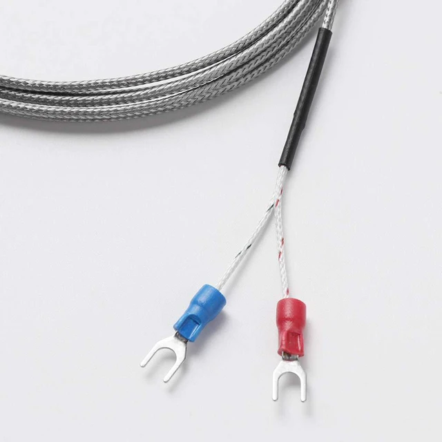 Alt view image 3 of 5 - 5pcs K Type Temperature Sensor Temperature Probes M6 Screw Thermocouple Stainles