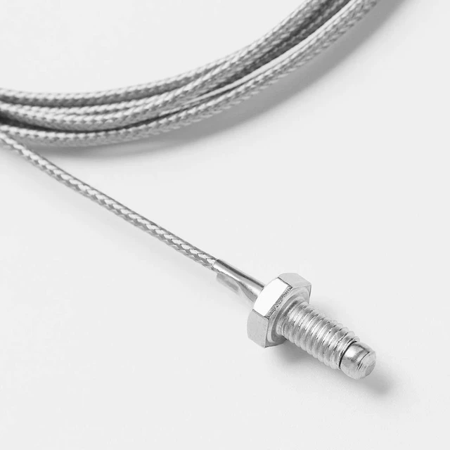 Alt view image 4 of 5 - 5pcs K Type Temperature Sensor Temperature Probes M6 Screw Thermocouple Stainles