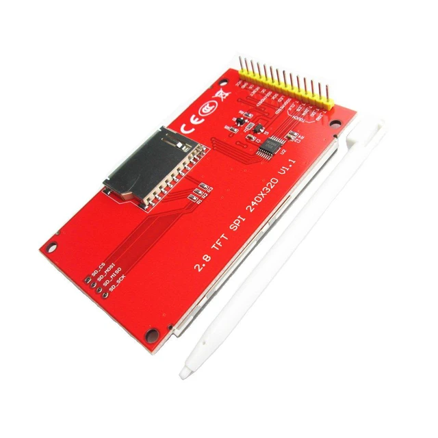 Alt view image 2 of 7 - ILI9341 2.8" SPI TFT LCD Display Touch Panel 240X320 with PCB 5V/3.3V STM32