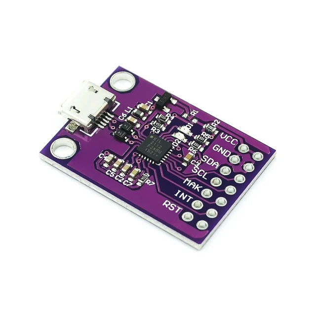 Alt view image 2 of 5 - CP2112 Debug Board USB to SMBus I2C Communication Module Micro USB2.0 CP2112 Eva