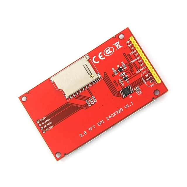 Alt view image 7 of 7 - ILI9341 2.8" SPI TFT LCD Display Touch Panel 240X320 with PCB 5V/3.3V STM32