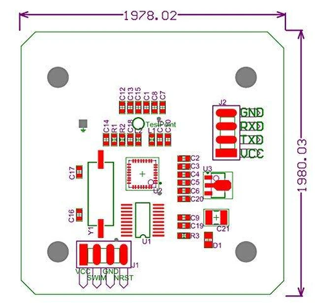 Alt view image 4 of 5 - RC522 13.56Mhz RFID RC522 RFID Reader 13.56mhz IC Card MFRC522 RF Module UART TT