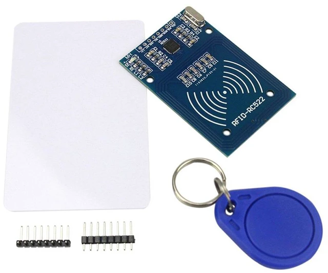 Alt view image 5 of 6 - 3pcs RFID Kit - Mifare RC522 RF IC Card Sensor Module + S50 Blank Card + Key Rin